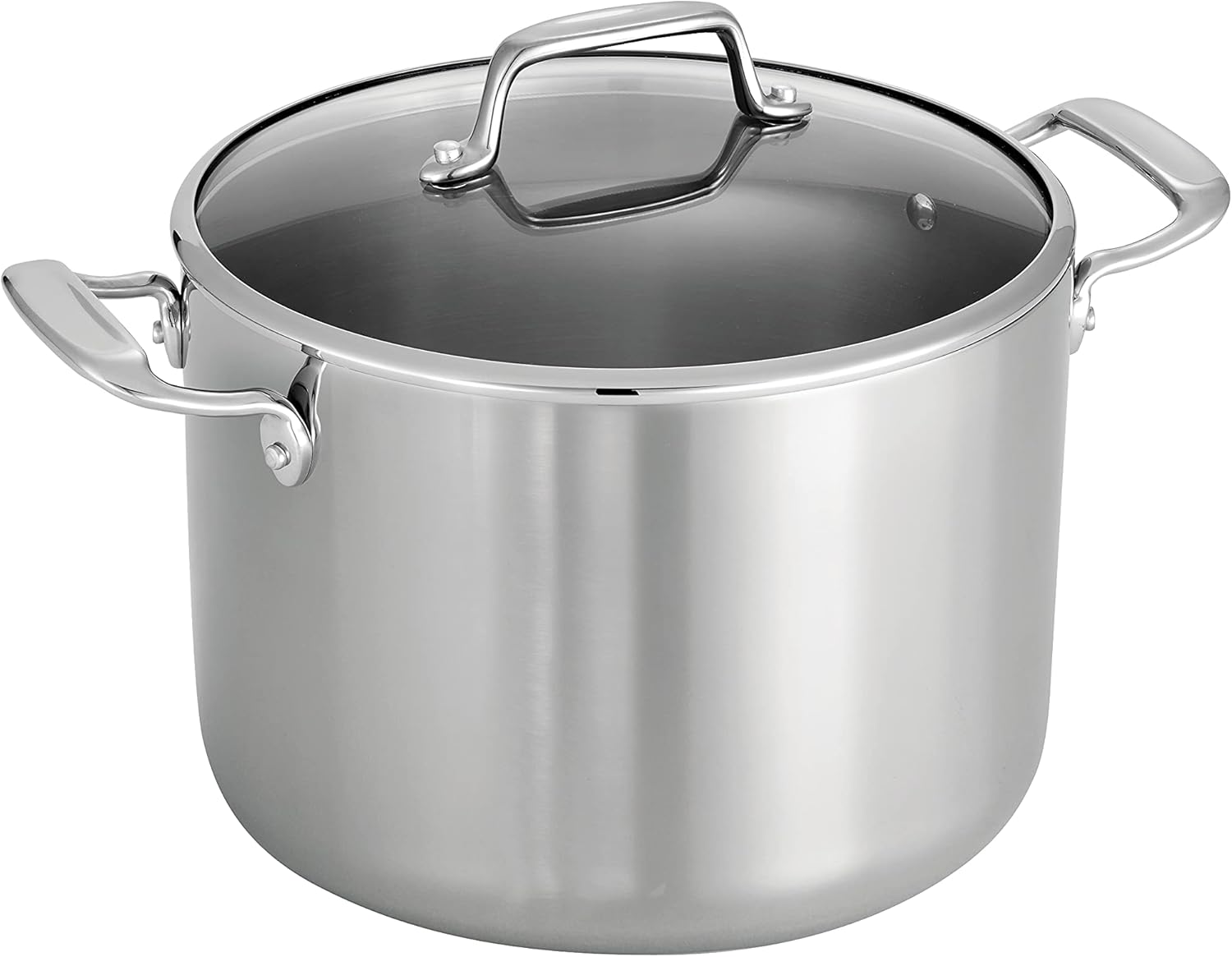 Tramontina Covered Stock Pot Tri-Ply Clad 8 Qt, 80116/038DS