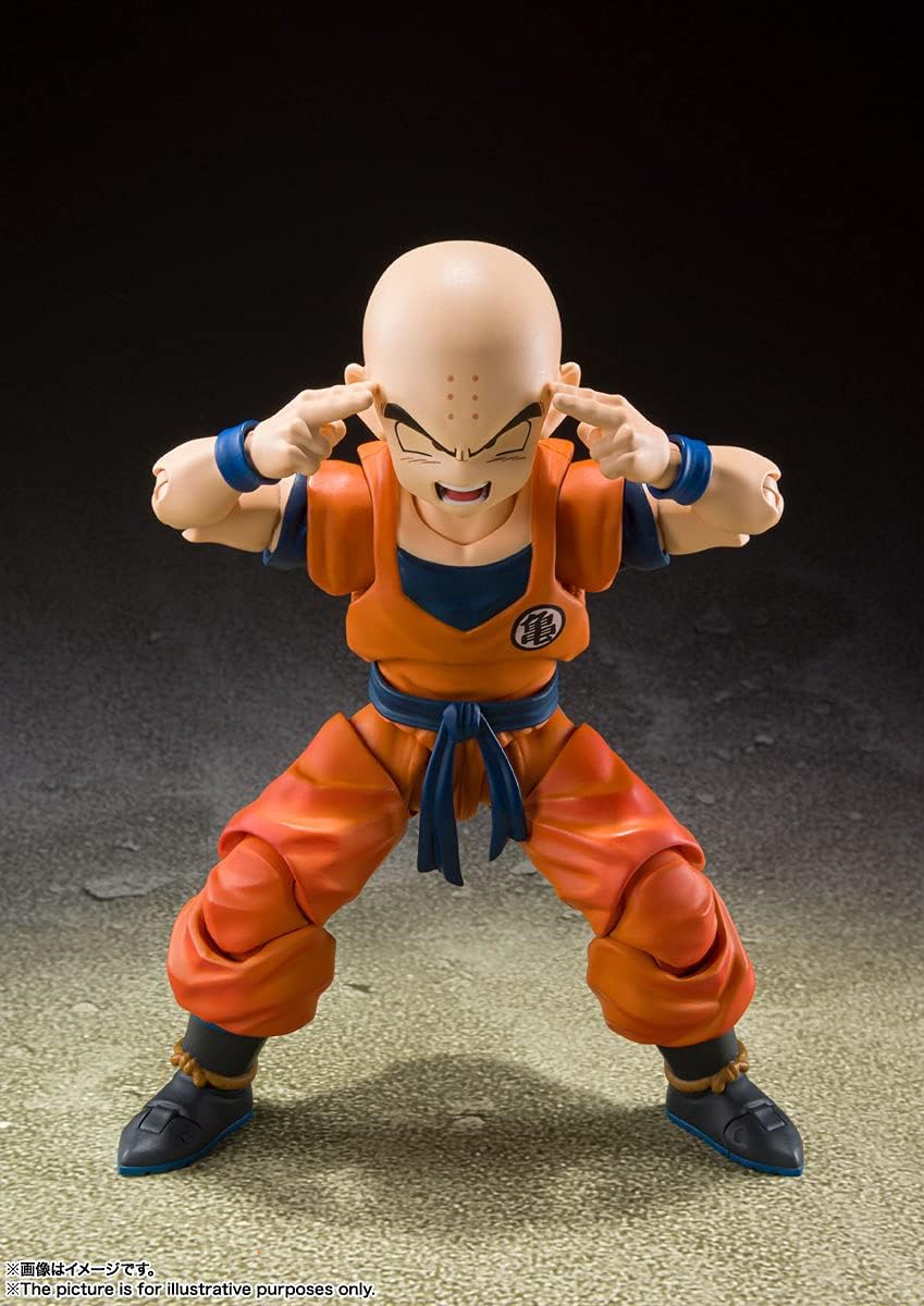 TAMASHII NATIONS Dragon Ball Z Krillin S.H.Figuarts Action Figure E123
