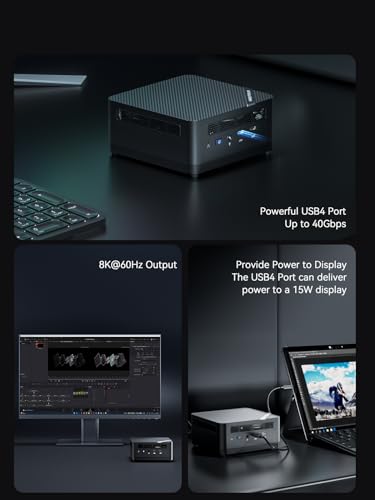 MINISFORUM UM690S Mini PC AMD Ryzen 9 6900HX, 32GB RAM 1TB SSD, Windows 11 Home F162