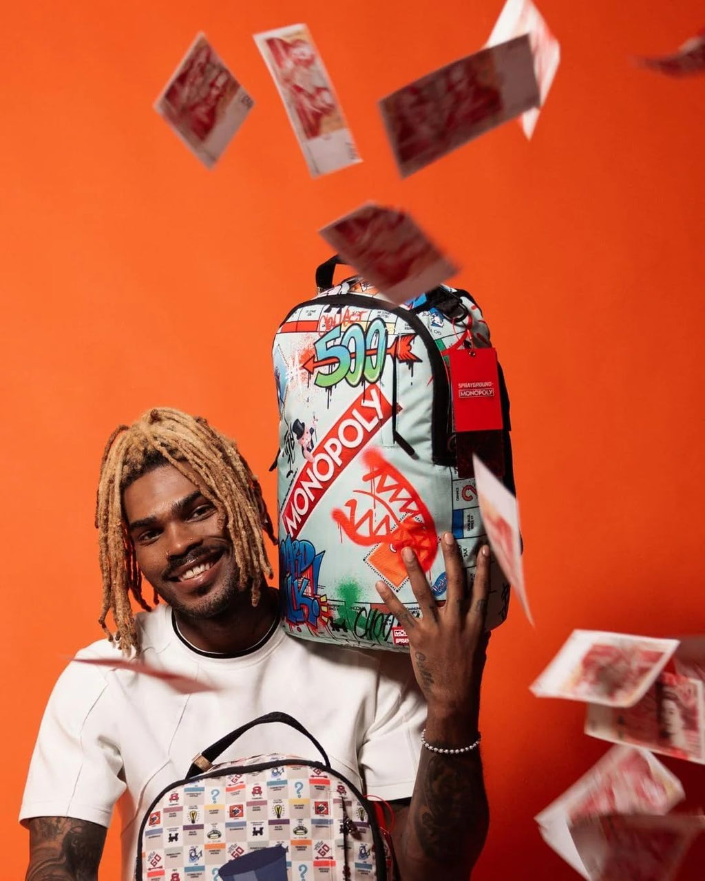 SPRAYGROUND MONOPOLY DO NOT PASS GO DLXSR BACKPACK S8949