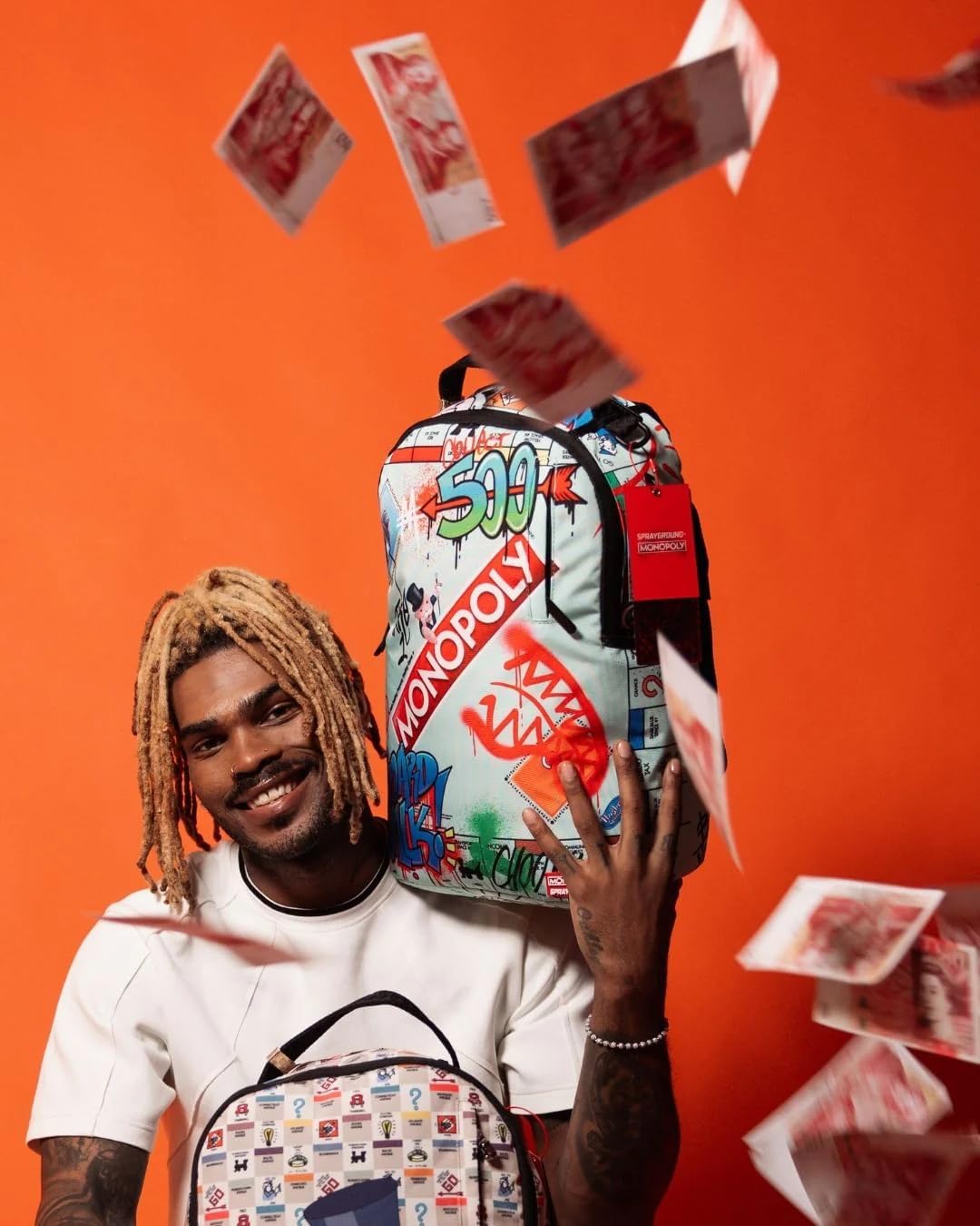 SPRAYGROUND MONOPOLY DO NOT PASS GO DLXSR BACKPACK S8949