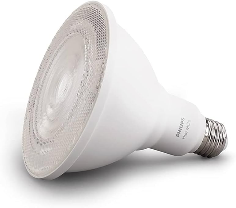 Philips Hue Smart PAR38 LED Bulb, Warm White, Outdoor Weatherproof, 1 Pack P490