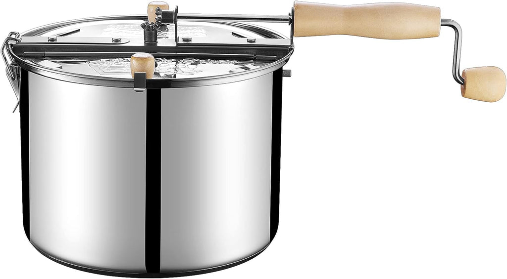 Great Northern Popcorn 6251 Stainless Steel Stovetop Popcorn Popper 6.5-Quart S5424
