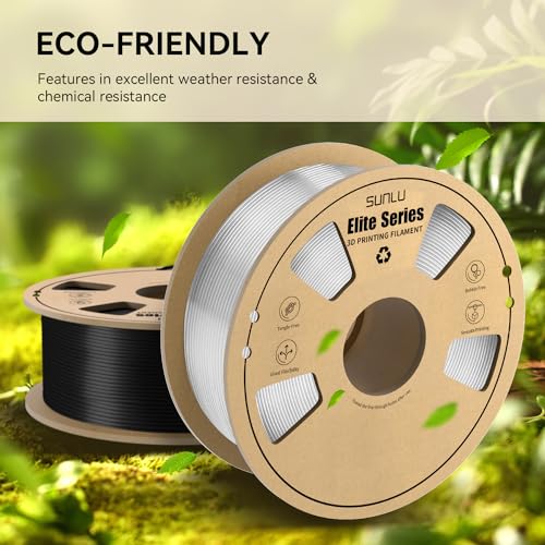 SUNLU Elite PLA Plus Filament 1.75mm Black 1KG V387