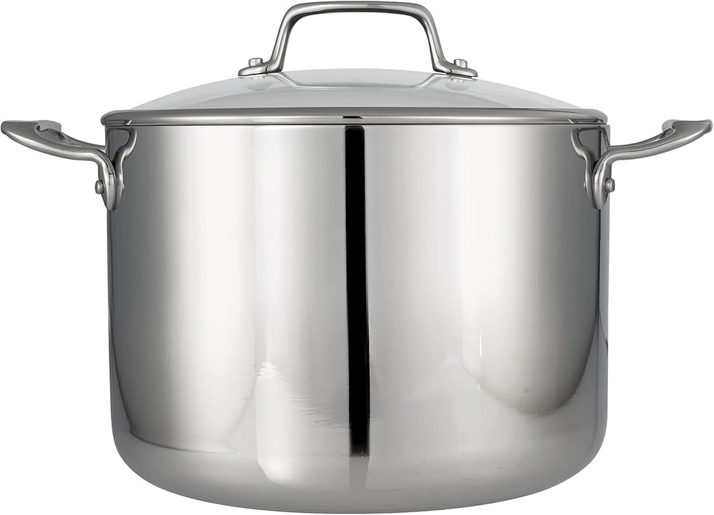 Tramontina Tri-Ply Clad 8 Qt Covered Stock Pot P57331