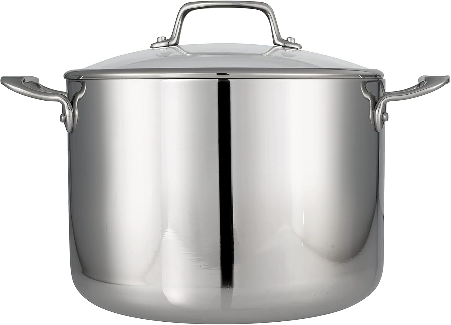 Tramontina Tri-Ply Clad 8 Qt Covered Stock Pot P57331