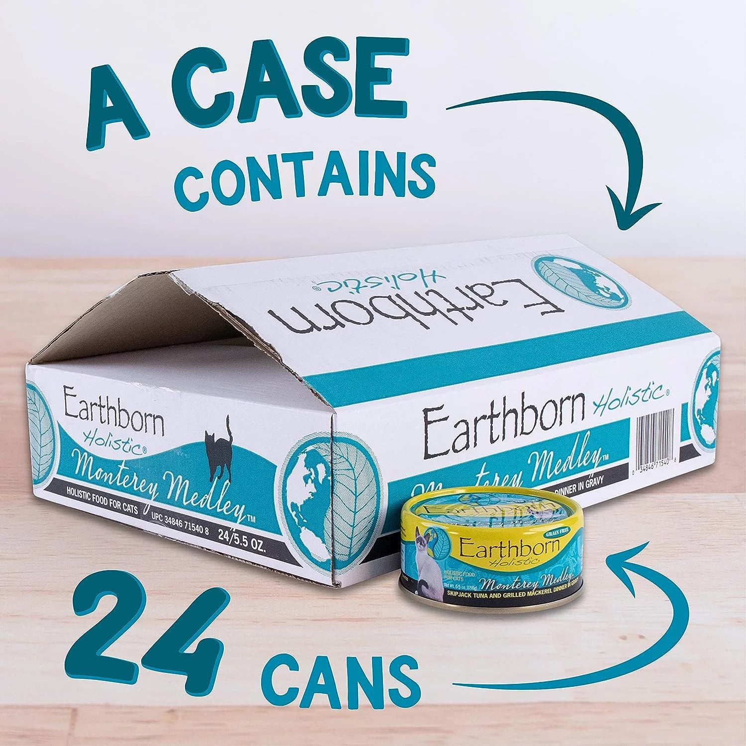 Earthborn Holistic Monterey Medley Grain-Free Cat Food 5.5 oz. 24-Pack Z57535