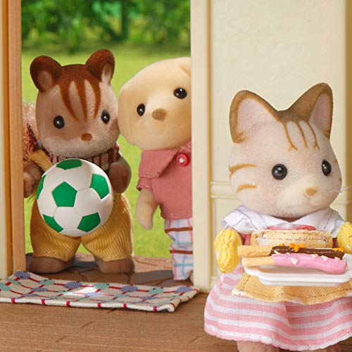 Calico Critters Tuxedo Cat Family, Dollhouse Figures, 3 inches P88214