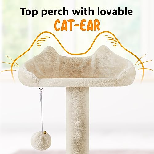 Yaheetech 54in Cat Tree Tower Condo Furniture with Scratch Post Y196