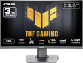 ASUS TUF Gaming 24” (23.6 inch viewable) Curved Monitor (VG24VQER) – FHD, 180Hz, 1ms, DCI-P3 90%, Extreme Low Motion Blur Sync, FreeSync, Shadow Boost, Eye Care, DisplayWidget Center, 3yr warranty