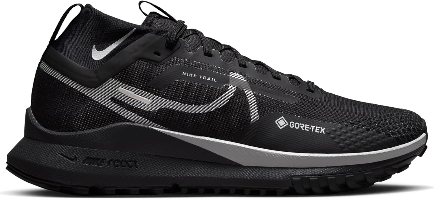 NIKE Men's Trail Running Shoe, Black Wolf Grey, 11 F39479