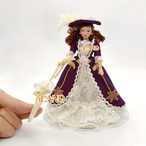 iland Dollhouse People 1/12 Scale Family Dolls 5pcs I91058