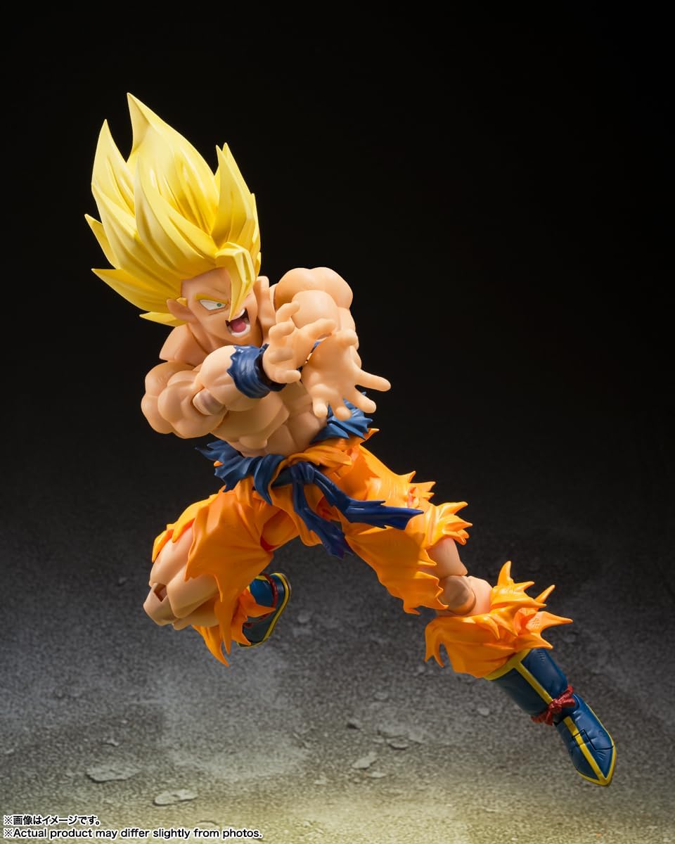 TAMASHII NATIONS Dragon Ball Z S.H.Figuarts Super Saiyan Son Goku Action Figure F78012
