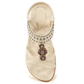Alicegana Women's Sandals Non-Slip Casual Summer Beach Flats Q323621