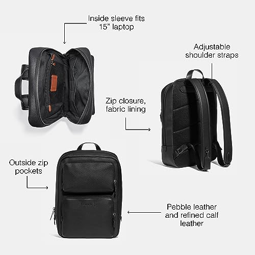 COACH Men's Gotham Backpack, Black K2427