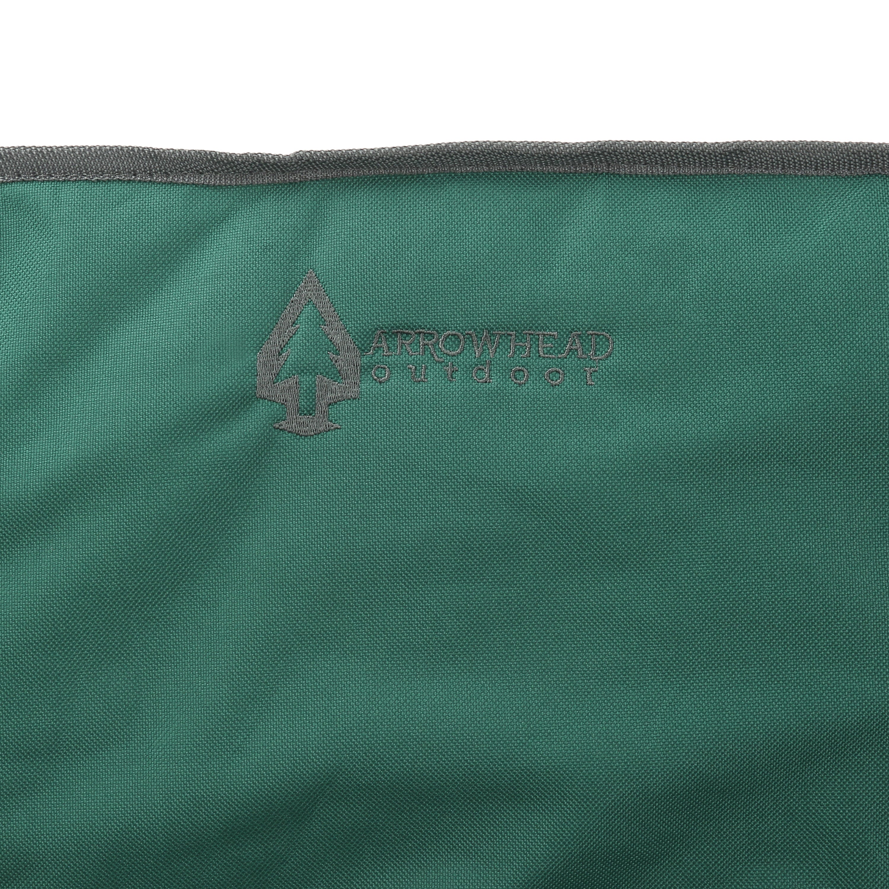 ARROWHEAD OUTDOOR Portable Folding Double Camping Chair with Cup Holders, Padded Seats, Carrying Bag, 500lbs Capacity (Green) N8854