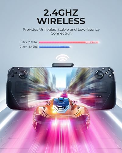 Wireless Gaming Headset 2.4GHz Bluetooth for PS5 PC PS4 Mac Black Red N62534