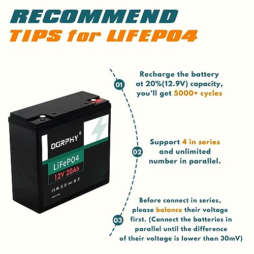 12V 100Ah LiFePO4 Battery with 100A BMS for RV, Solar, Marine X357663