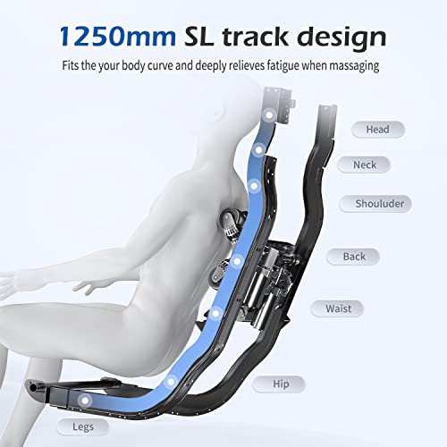 Real Relax 4D Massage Chair Full Body Zero Gravity Recliner with Bluetooth K16777