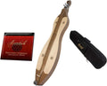 Mountain Dulcimer Package Includes: Roosebeck Grace Mountain Dulcimer 4-String Vaulted Spruce Knotwork, Walnut + Dulcimer Gig Bag Case + 4 String Replacement Strings Se