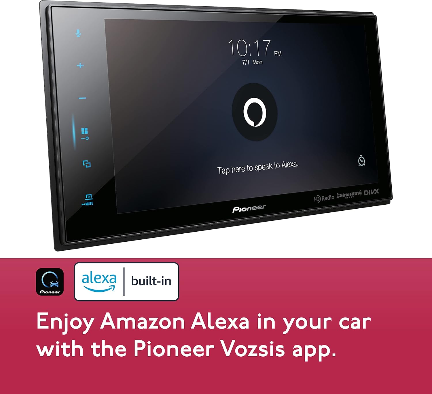 Pioneer DMH-C5500NEX 8-inch Digital Media Receiver with Wireless CarPlay and Android Auto L65334