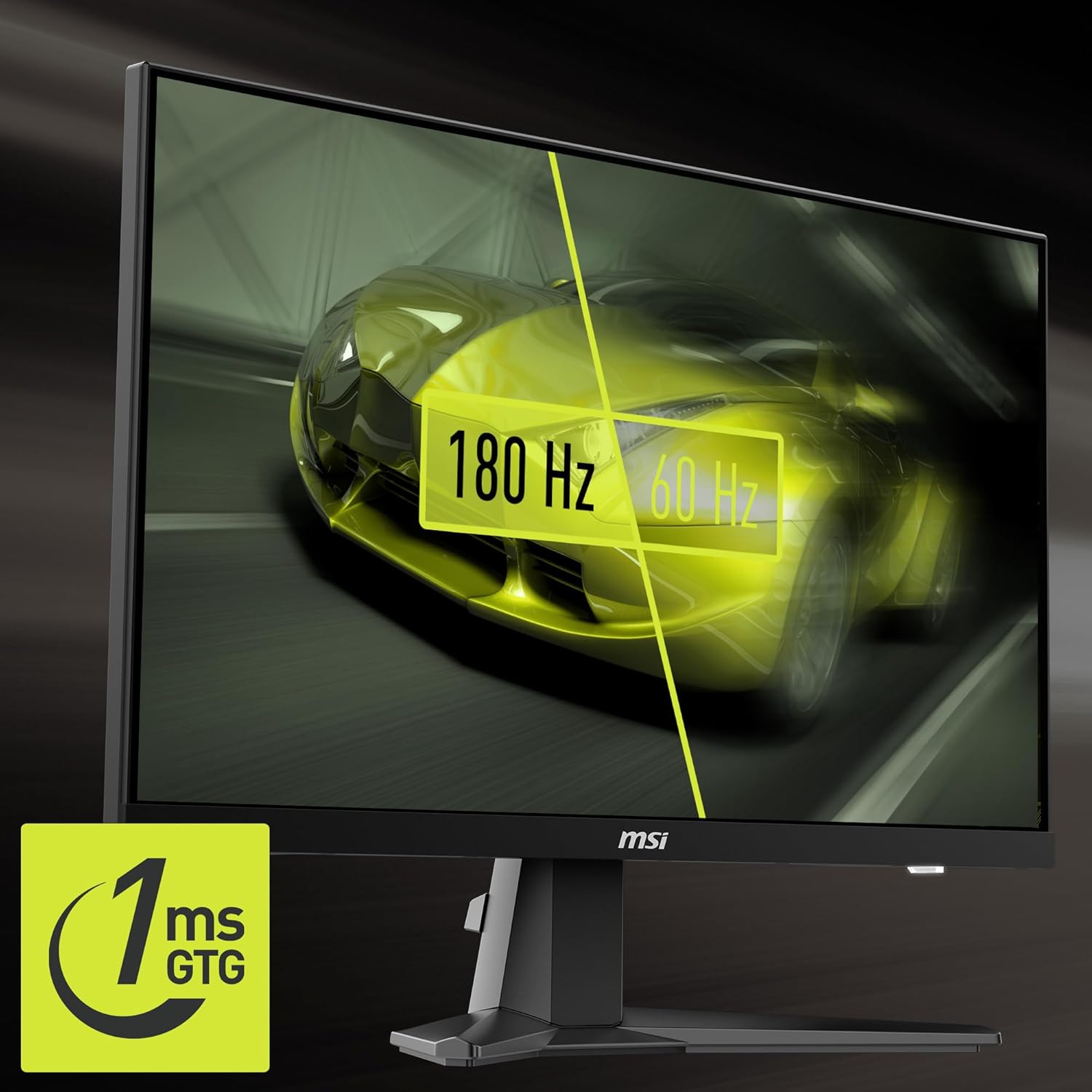 MSI G256F 25-inch FHD 180Hz Gaming Monitor, HDMI, DisplayPort, VESA Mountable, Black V402