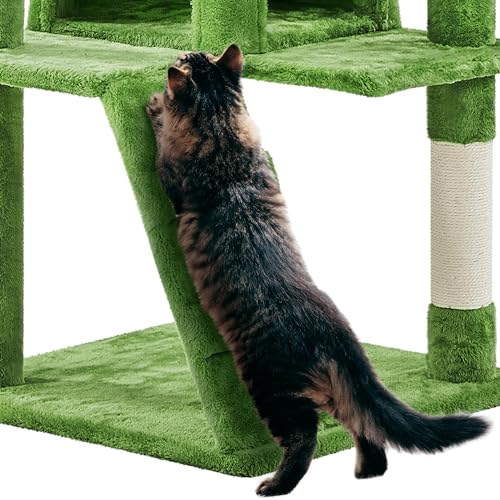 Yaheetech 54in Cat Tree Tower Condo Furniture with Scratch Post Y196