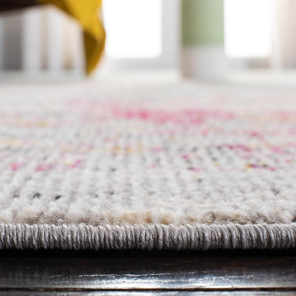 SAFAVIEH Madison Collection Runner Rug 2'2" x 12', Grey & Gold, Modern Boho I109