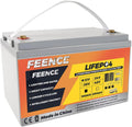 12V 100Ah LiFePO4 Battery 1280Wh lithium batteries 12v 100A BMS,over 7000+ Rechargeable Cycles, Support in 4S/8P, for RV,Camper, Solar, Home Energy Storage, Trolling Motors, Boats, off-grid etc
