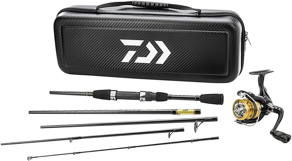 Daiwa Daiwa CC20F565L Carbon Case Travel Pre-Mounted Freshwater Spinning Combo