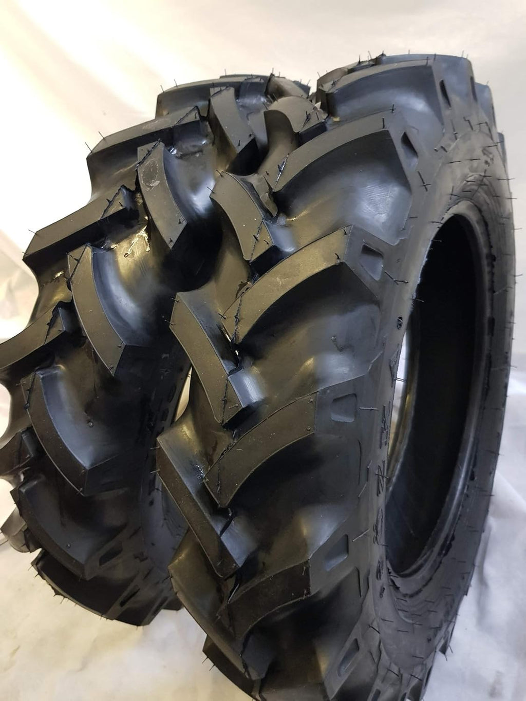 2 Tires + 2 Tubes 6.50-16 8 Ply Road Crew KNK50 R1 3-Rib Farm Tractor Tires Y79135