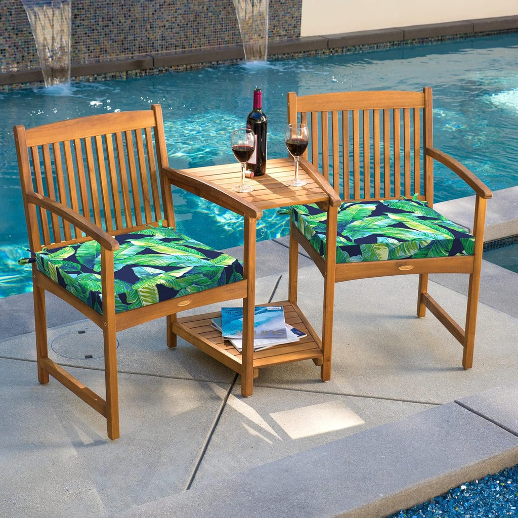 Blue Palms Square Outdoor Chair Pad, Set of 2 A731