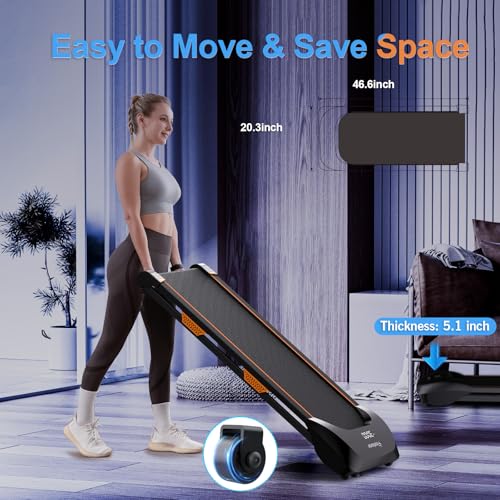 Walking Pad Under Desk Treadmill with Incline for Home Office U812