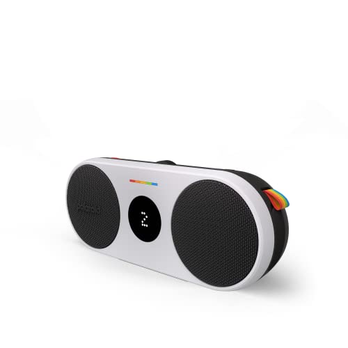Polaroid P3 Music Player (Blue) - Retro-Futuristic Boombox Wireless Bluetooth Speaker Rechargeable with Dual Stereo Pairing