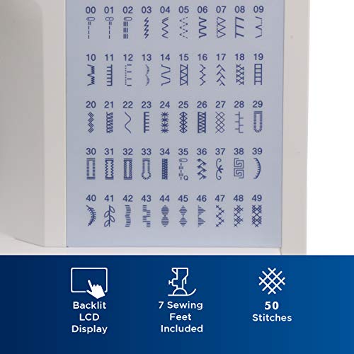 Brother CS5055 Computerized Sewing Machine with 60 Built-in Stitches L32280