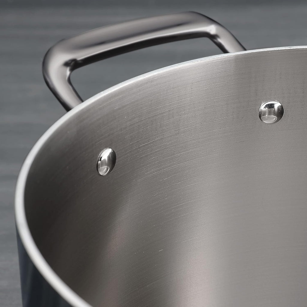 Tramontina Tri-Ply Clad 8 Qt Covered Stock Pot P57331