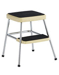 COSCO Stylaire Retro 1-Step Steel Step Stool, Yellow