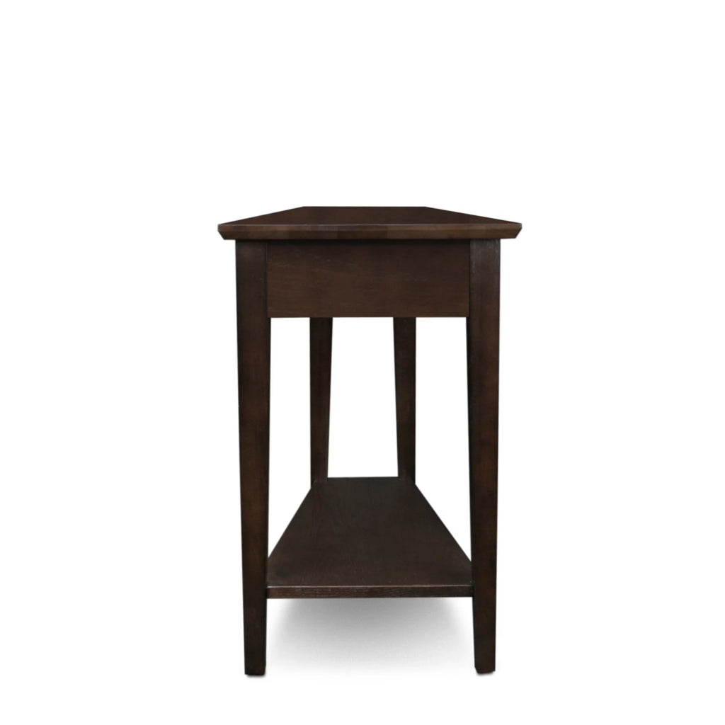 Recliner Wedge Table in Chocolate Oak H23108