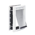PetSafe Never Rust Dog and Cat Door, Medium, for Pets Up to 40 lb, Paintable, Easy DIY Installation, Closing Panel Included, Install in Interior and Exterior Doors or Walls, Durable, Adjustable Flap