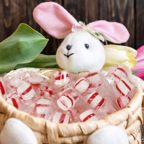 Soft Peppermint Candy Mints, 5lb Bulk Individually Wrapped N686815