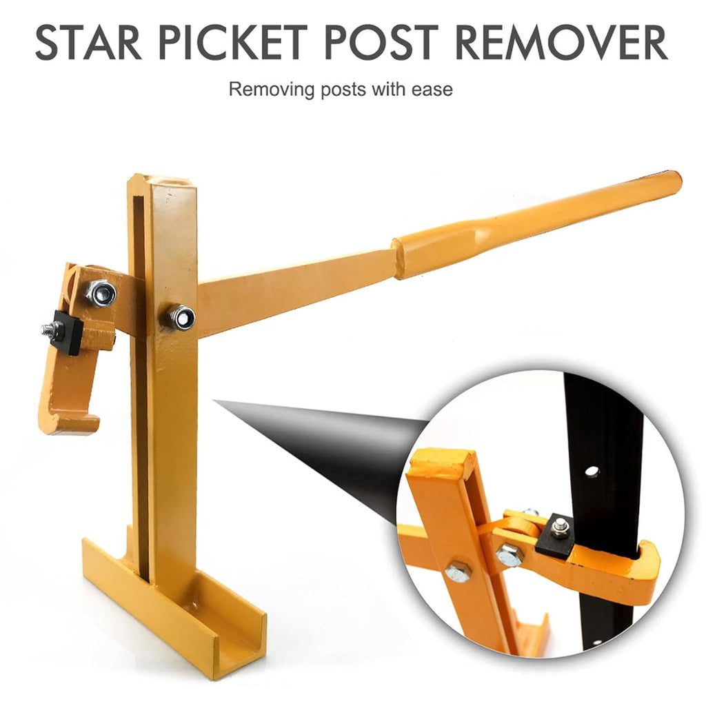 Heavy Duty Post Puller Set with Lifting Chain for Fence Posts O134688