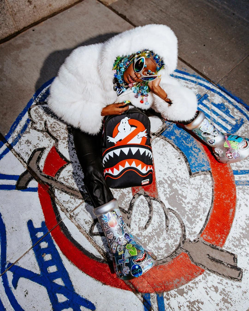 SPRAYGROUND GHOSTBUSTERS SHARK BACKPACK N80923