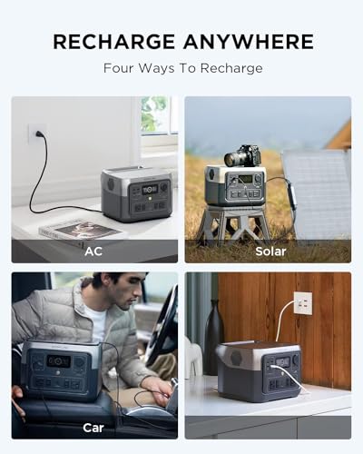 EF ECOFLOW RIVER 2 Max 500 Portable Power Station 499Wh LiFePO4 R81105