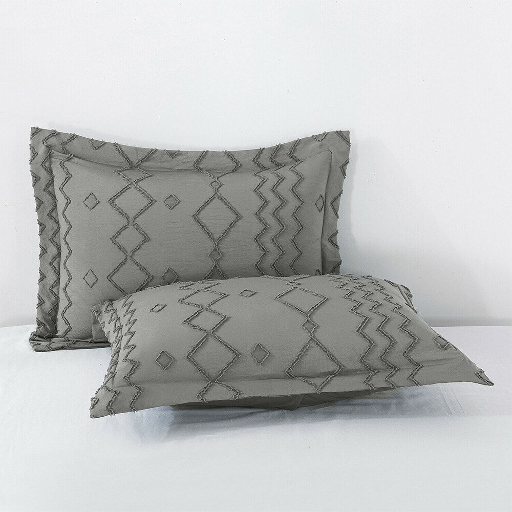 Tufted Comforter Twin Dark Grey M33058
