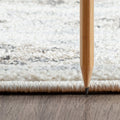 Transitional 8x10 Area Rug Abstract Cream R58390