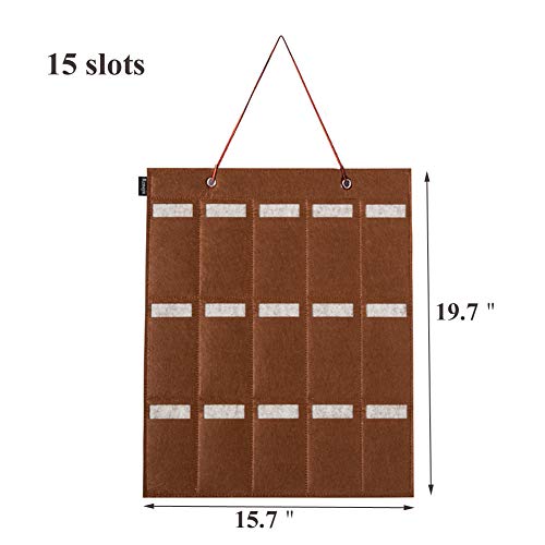 Wall Mounted Sunglasses Organizer 16 Slots Grey O604