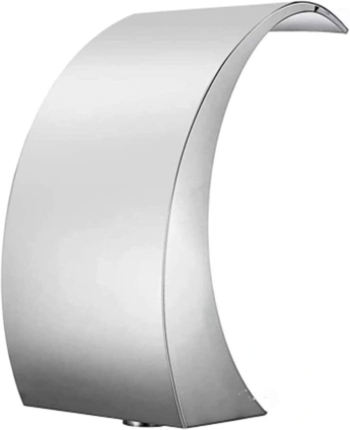 Pool Waterfall Fountain Stainless Steel/Silver Pool Fountains for Ground Pools Garden Outdoor Waterfalls Sheer Descent Pond Water Feature,Outdoor Fountains