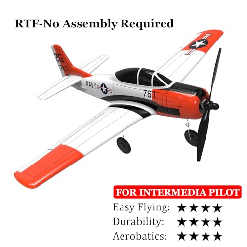 VOLANTEXRC 4CH WWII F4U Corsair RC Airplane for Beginners, 2.4Ghz RTF W832