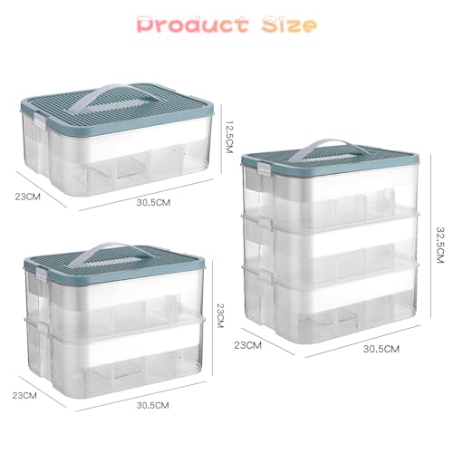 Toys Organizer Storage Case with Lids for Lego Building Blocks J32151
