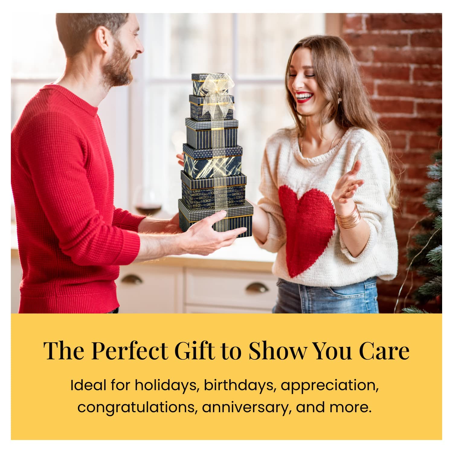 Broadway Basketeers Happy Birthday Gourmet Gift Tower P968
